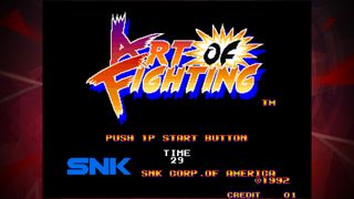 ART OF FIGHTING ACA NEOGEO - Screenshot 1
