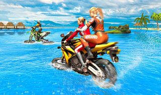 Water Surfer Racing In Moto - Screenshot 2