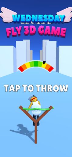 Wednesday Fly 3D Game - Screenshot 1