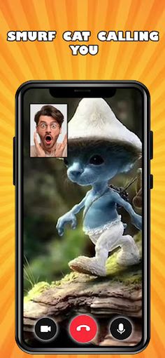 Smurf Cat - Tiles & Video Call - Screenshot 1