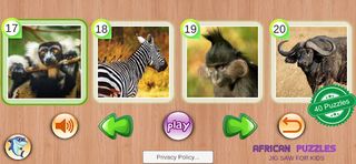 African Animals Puzzles - Screenshot 3