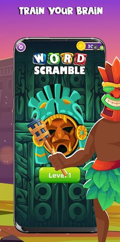 Word Scramble - Cross Fun - Screenshot 1