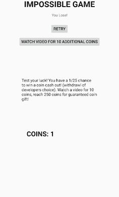 Impossible Game - Screenshot 1