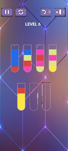 Color Water Sort Puzzle Game - Screenshot 1