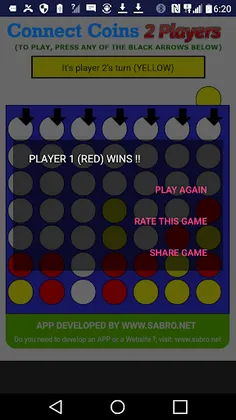 Connect Coins 2 Players - Screenshot 4
