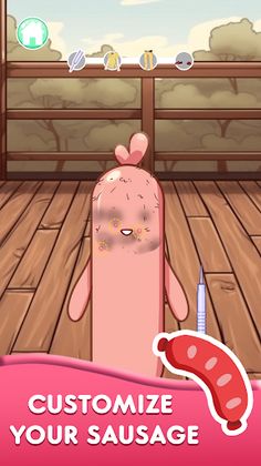 Sausage Dress Up - Screenshot 1