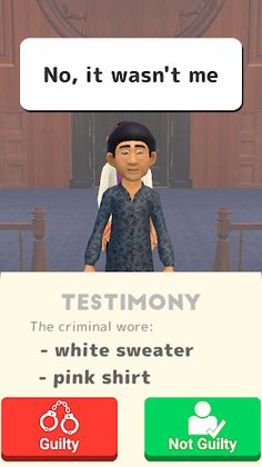 Guilty Or Not - Screenshot 1