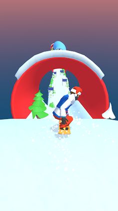 Snowboard Challenge: Megaramp - Screenshot 1