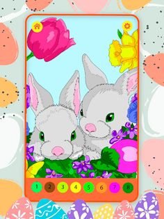 Honey Bunny Kids Coloring Book - Screenshot 2