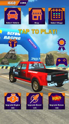 Slyon Stunt Race - Screenshot 1