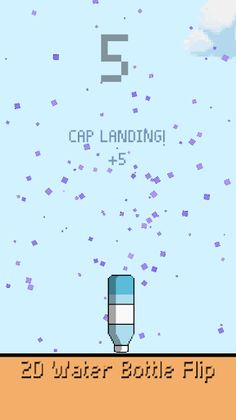 2D Water Bottle Flip 2k18 - Screenshot 2