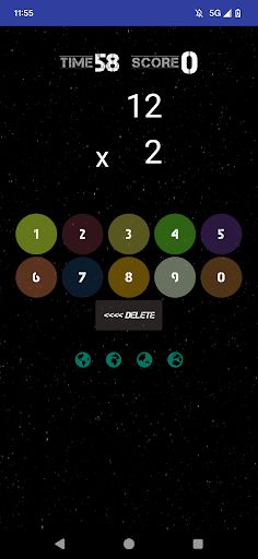 60 Second Math Multiply Game - Screenshot 1