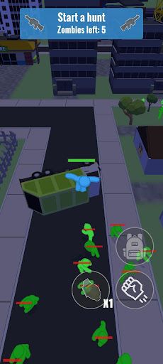 Zombie Rush: Parkour Survival - Screenshot 1