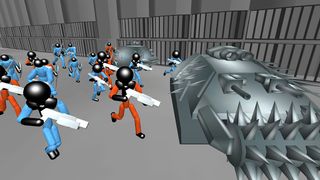 Stickman Prison Battle Simulat - Screenshot 1