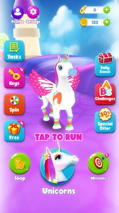 Unicorn Runner 3D - Super Magi - Screenshot 4