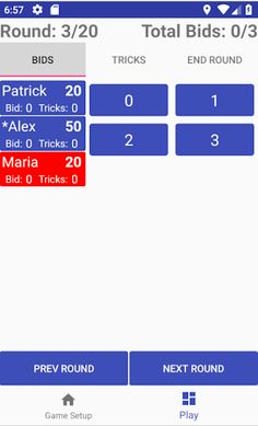 Score Tracker for Wizard - Screenshot 1