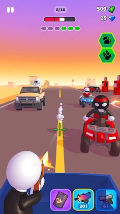 Rage Road - Car Shooting Game - Screenshot 2