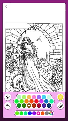 Glitter Princess Dress Paint - Screenshot 1