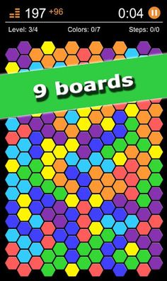 Hexacol - Color Puzzle - Screenshot 3