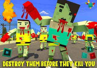 Zombie Pixel Warrior 3D- The L - Screenshot 2