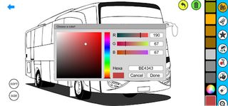 Bus Coloring Page - Screenshot 3