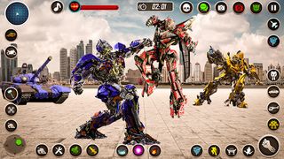 Flying Muscle Robot Car Game - Screenshot 3