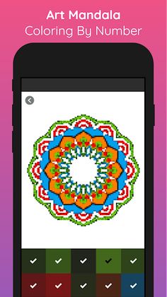 Art Mandala Pixel By Number - Screenshot 3
