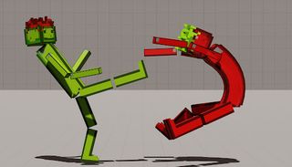 Watermelon Ragdoll Fight Game - Screenshot 1