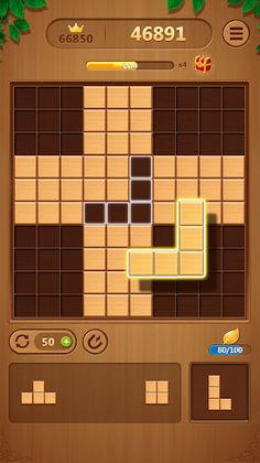 Block Wood - Block Puzzle - Screenshot 2