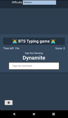 BTS Typing Game - Screenshot 4