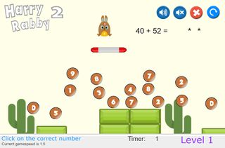 HarryRabby2 Mathgame Adding la - Screenshot 1