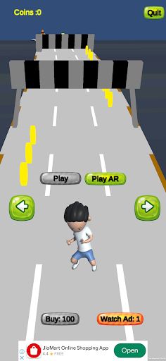 AR Infinity Road Runner Saga - Screenshot 3