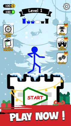 Stick Hero: Castle Battles - Screenshot 1