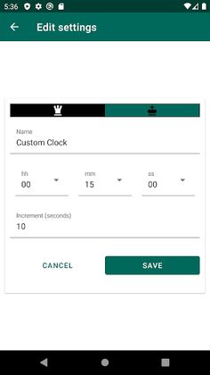 Chess Clock - Screenshot 3
