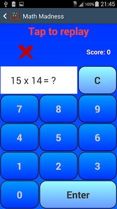 Math Madness Calculator Game - Screenshot 1