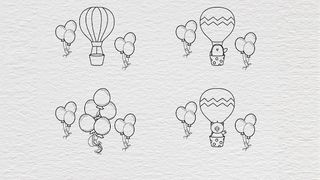 Balloons Coloring - Screenshot 1