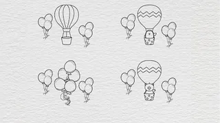 Balloons Coloring - Screenshot 1