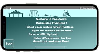 Hopscotch - Multiply Fractions - Screenshot 2