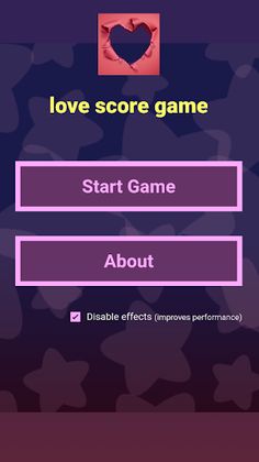 LOVE SCORE GAME - Screenshot 1