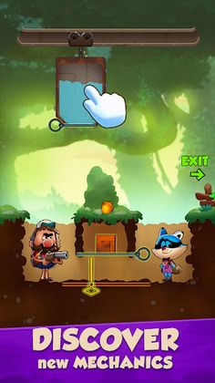 Loot Raccoon Pull the Pin Game - Screenshot 3