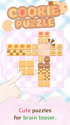 Cookie puzzles. Cute & enjoy! - Screenshot 1