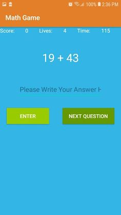 Math Game: Addition - Screenshot 1