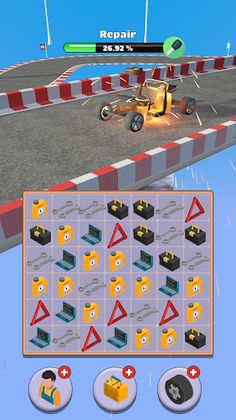 Race Match 3 - Screenshot 1