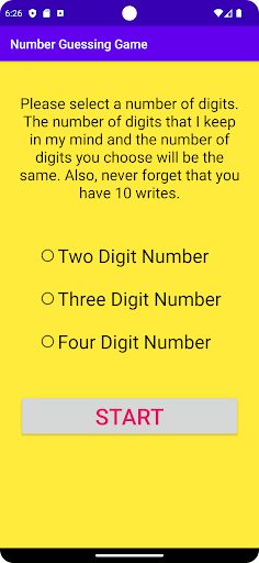 Number Guessing Game - Screenshot 2