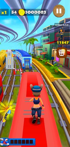 Subway Princess Girl Running - Screenshot 2