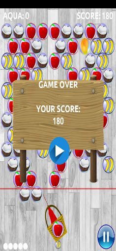 Shoot on fruit bubble - Screenshot 1
