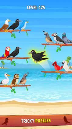 Bird Color Sort Puzzle - Screenshot 4