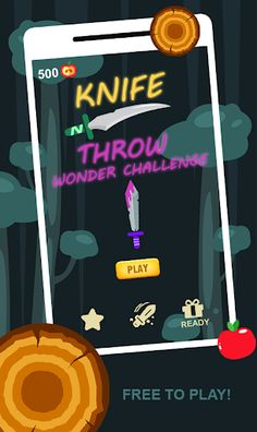Knife Throw - Log Challenge - Screenshot 1