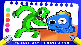 Garten of Rainbow coloring - Screenshot 1