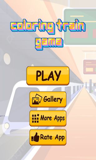 coloring train game - Screenshot 3